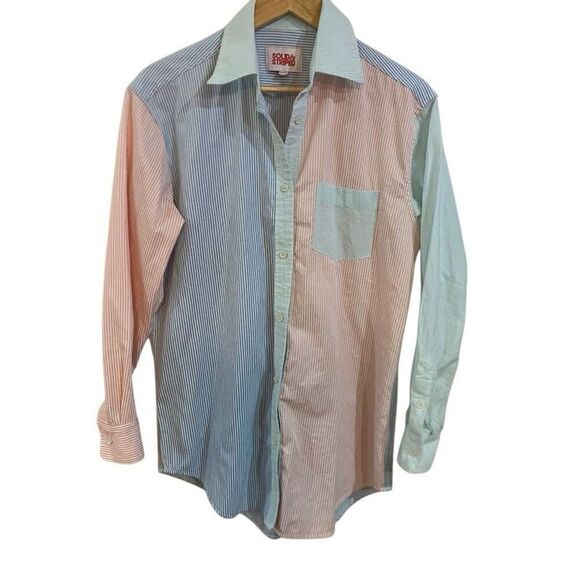 Solid & Striped Oxford tunic mixed stripe XS - Picture 5 of 9